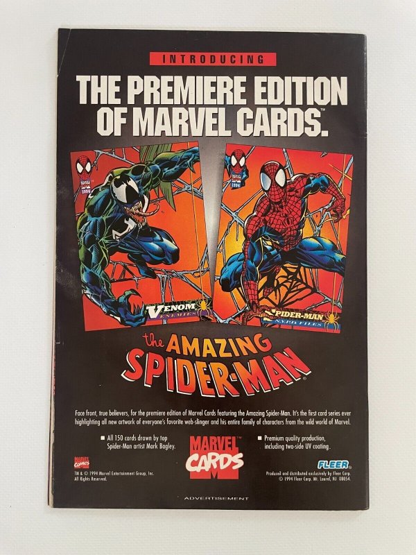 Amazing Spider-Man # 389 VF/NM Marvel Comic Book Chameleon Cover 2 J242