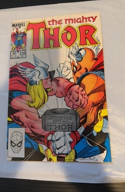 Thor #338 (1983) 2nd Beta Ray bill app