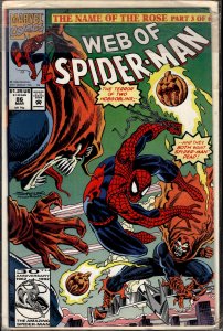 Web of Spider-Man #86 (1992) Spider-Man [Key Issue]