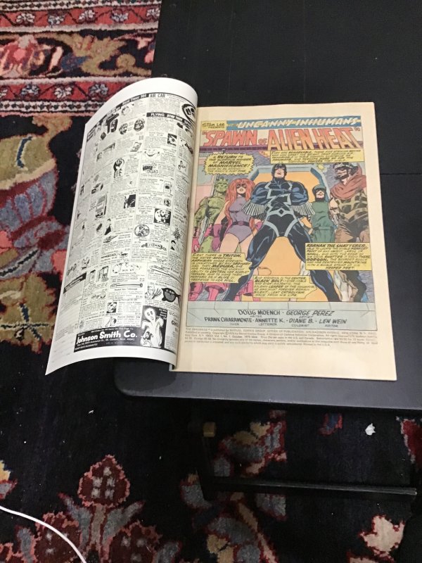 z The Inhumans #1 (1975) 1st solo issue! Black Bolt! Perez art NM- Boca CERT Wow