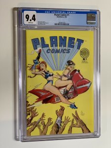 planet comics 1 CGC 9.4 WP Blackthorne 1988 Dave Stevens cover (006,010,011)
