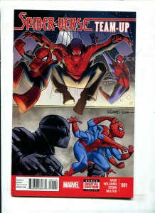 SPIDER-VERSE TEAM UP #001 (9.2) 2 STORIES IN ONE! 2014!