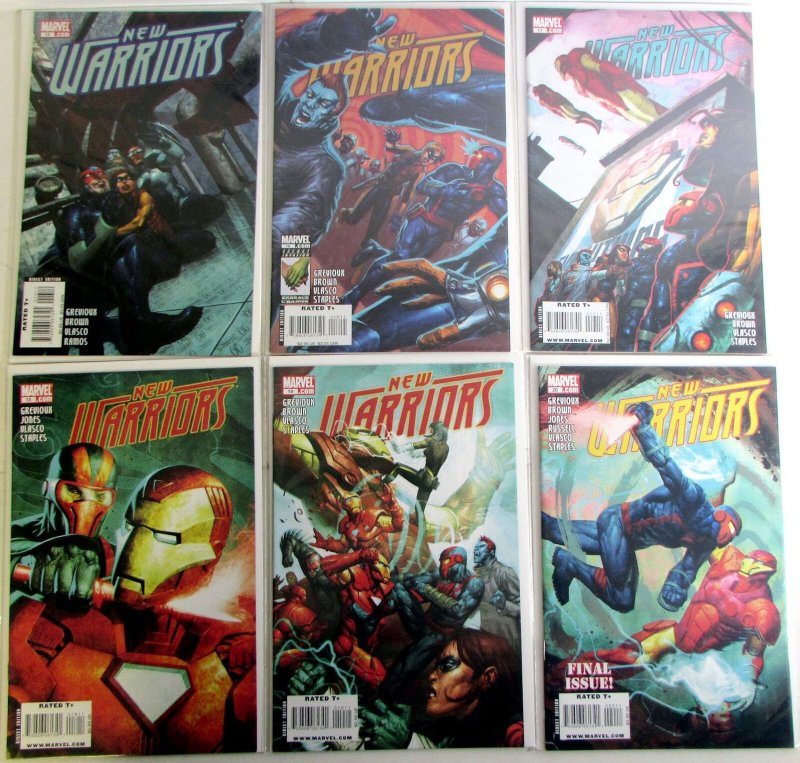 New Warriors Lot of 6 #13, 16, 17, 18, 19, 20 2008 Marvel Night Thrasher Comics