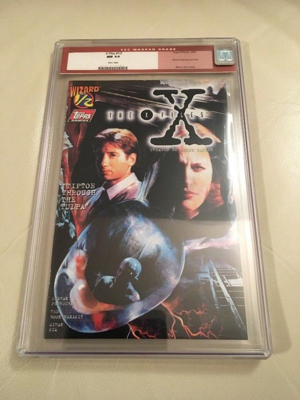 X-Files (1995) #1/2 CGC 9.4 Topps Comics/Wizard Scully,Mulder