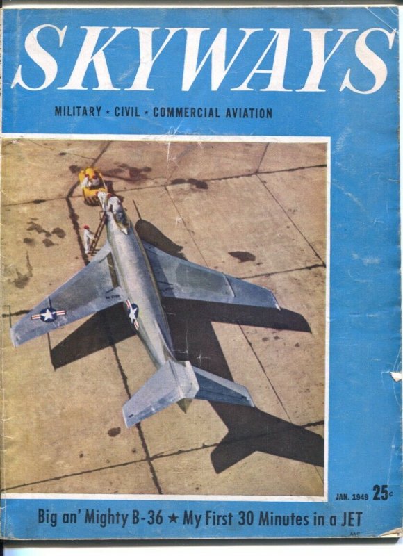 Skyways 1/1949-McDonnell XF-88 photo cover-pix-info-military aircraft-VG