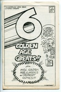 AMERICAN COMIC BOOK CO CATALOG OF GOLDEN AGE COMIC BOOKS-SCOTT SHAW-1977-fn