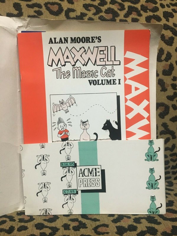 Alan Moore's Maxwell The Magic Cat - The Complete 4 Volume Set - Very Rare VG+