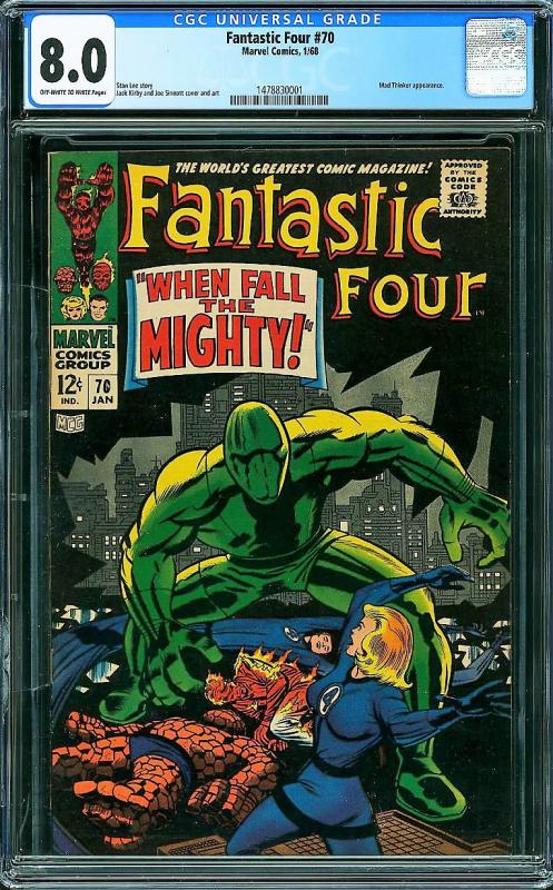 Fantastic Four #70 (Marvel, 1968) CGC 8.0