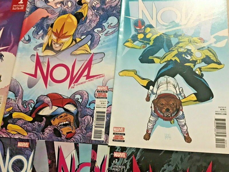 NOVA#1-7 VF/NM LOT 2015 MARVEL COMICS 