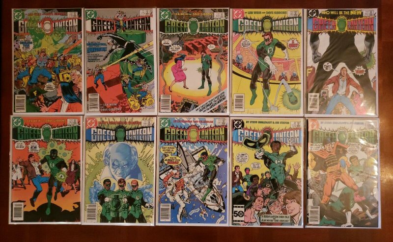 54 GREEN LANTERN (vol 1) COMICS SPANNING  #123 - #193