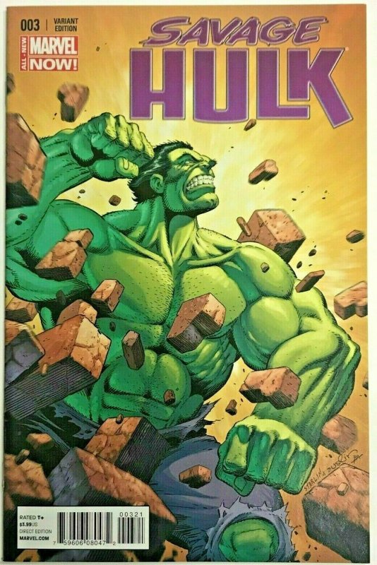 SAVAGE HULK#3 NM 2014 1 FOR 25 VARIANT MARVEL COMICS  