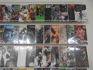 Huge Lot 140+ Comics W/ Gunslinger Spawn, Radiant Black, +More! Avg VF/NM Cond