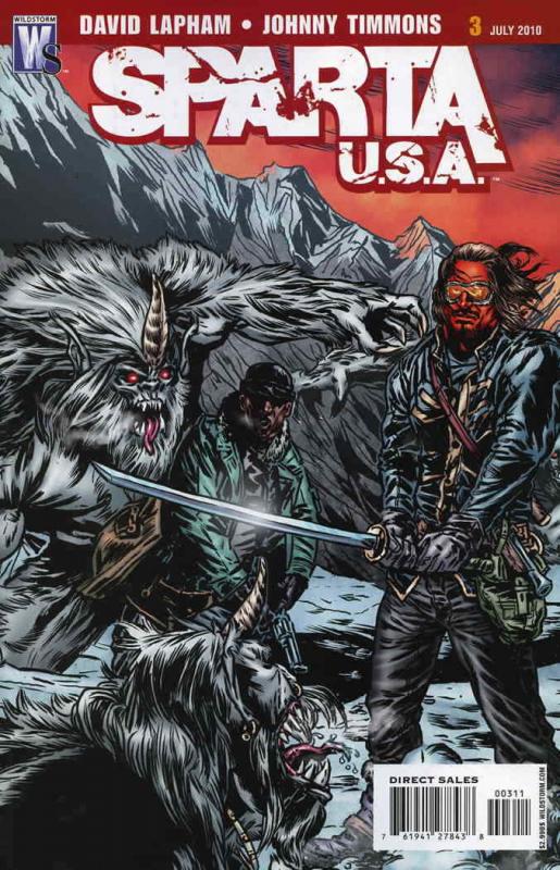 Sparta: USA #3 VF/NM; WildStorm | save on shipping - details inside