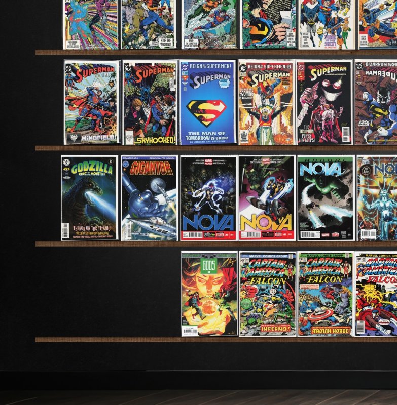 Huge Lot 150+ Comics with Superman, Nova, Gotham Central & More!