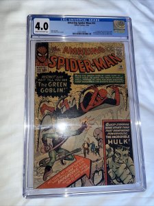 Amazing Spider-Man (1964) # 14 (CGC 4.0 ) 1st App Green Goblin Stan Lee