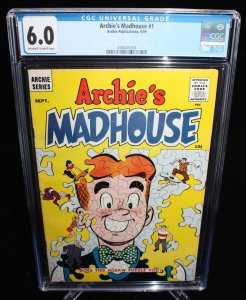 Archie's Madhouse #1 (CGC 6.0) 1st Issue - 2 On Census In 6.0 - 1959