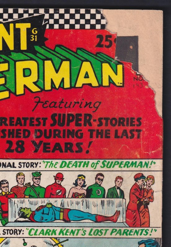 Superman #193 1967 DC 2.0 Good comic