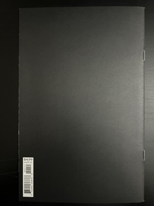 DC Dark Nights: Death Metal #1 BLANK Sketch Cover Variant - Black Blank!