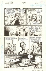 Animal Man #85 p.18 - ''Don't be Afraid'' - 1995 Signed art by Fred Harper