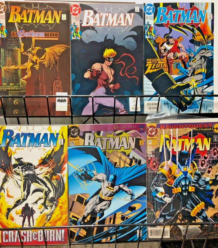 BATMAN 432-501 (1989-1993)  18 Diff Year Three to Knightfall/ Knightquest