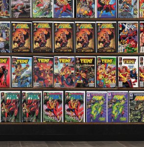 Huge Lot 140+ Comics with Prime, New Gods, Primal Force & More!