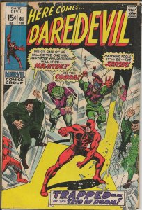 Daredevil #61 ORIGINAL Vintage 1970 Marvel Comics