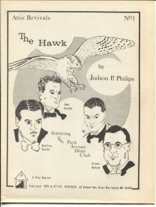 Attic Revials #1 1977-1st issue-pulp reprint-The Hawk-FN