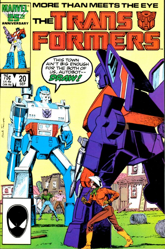 Transformers #20 Marvel Comics 1986 VF