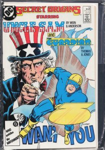 Secret Origins #19 Direct Edition (1987) Uncle Sam