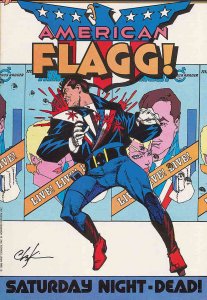 American Flagg #25 VF ; First | Alan Moore