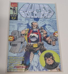 Super Soldiers #1 Silver Foil Cover 1st Issue Marvel 1993 Comics US Agent