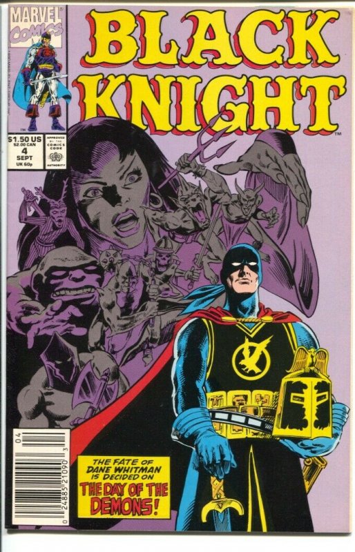 Black Knight #4 1990 Marvel-D. Strange  appears-VF