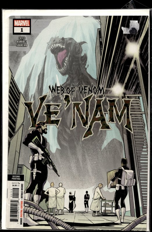 Web of Venom: Ve'Nam Second Print Cover (2018) Venom