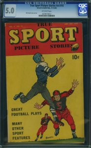 True Sport Picture Stories V4 #10 (1948) CGC 5.0 VGF