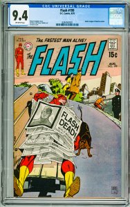 The Flash #199 (1970) CGC 9.4! OW Pages!