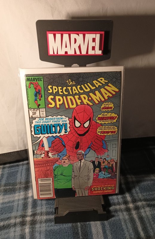 The Spectacular Spider-Man #150 Newsstand Edition (1989)