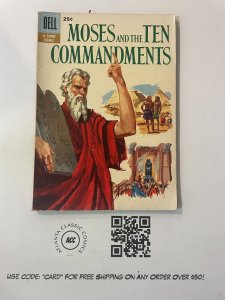 Moses & The Ten Commandments # 1 FN Dell Silver Age Comic Book 1957 19 J226