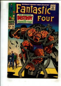 FANTASTIC FOUR #68 (6.5) THE MISSION: DESTROY THE FANTASTIC FOUR!! 1967