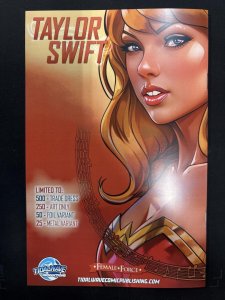 Female Force: Taylor Swift #2, NM Limited Ed. 250, TidalWave Productions