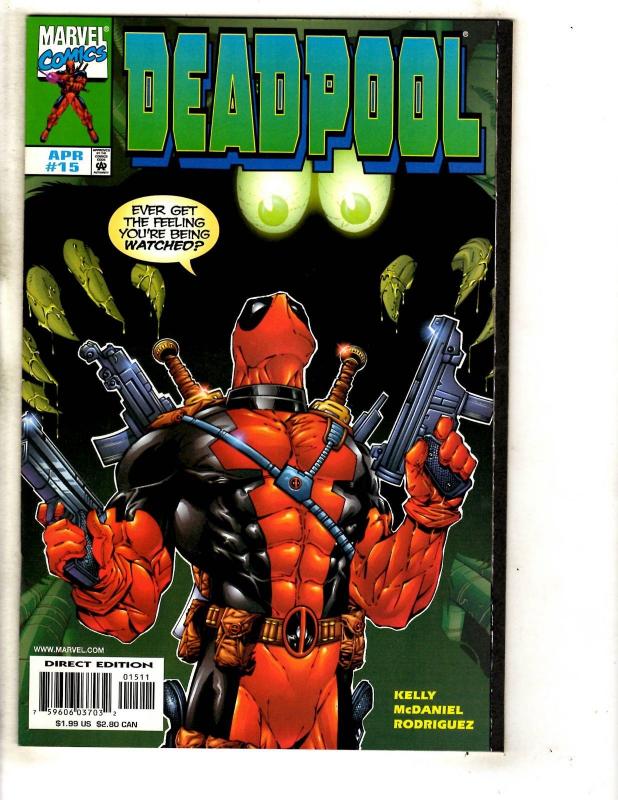 Deadpool # 15 NM Marvel Comic Book X-Men X-Force Cable Domino Wolverine JD1