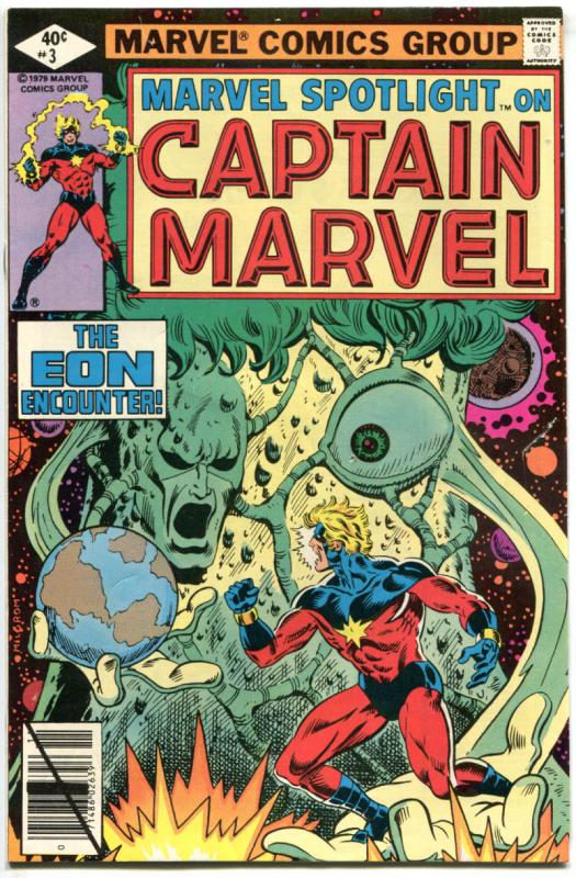 MARVEL SPOTLIGHT CAPTAIN MARVEL #1 2 3, VG/FN, Broderick, 1979, more CM in store