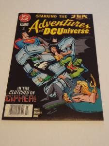 Adventures in the DC Universe #12, ungraded; JLA featured! Cipher featured!!