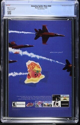 Amazing Spider-Man #500 2003 Marvel Comics CGC 9.8 Newsstand