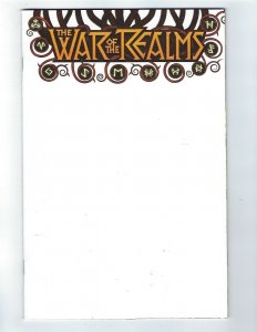 War Of The Realms # 1 Blank Variant Cover NM Marvel