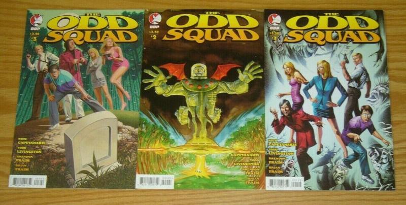 Odd Squad #1-3 VF/NM complete series 2008 DEVIL'S DUE m. avon oeming variant set 