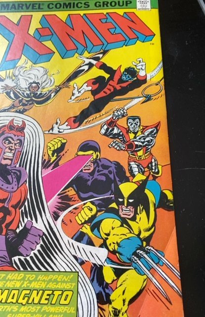 The X-Men #104 (1977)new X-men vs magneto