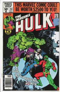 The Incredible Hulk #251 (1980) Hulk