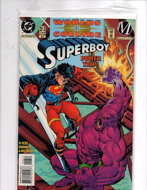 Dc Comics Superboy 1997 6 Worlds Collide Karl Kesel Story Tom Grummett Art Comic Books 6864