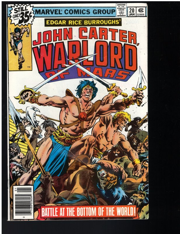 John Carter Warlord of Mars #20 (1979)