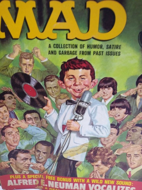 MAD Magazine 1966 9th Worst From Annual Edition Vintage The Beatles Elvis Dylan 